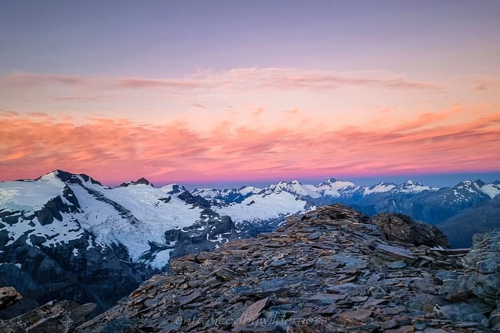Sunset over the Forbes Range 2