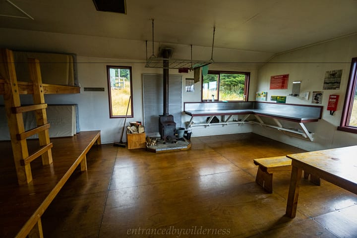 Speargrass Hut interior