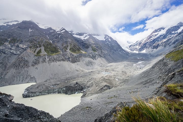 The terminal face of Hooker Glacier