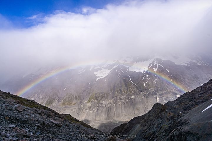 Rainbow in the Hooker Valley